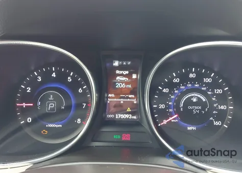 2013 Hyundai Santa Fe Sport 2.0T z USA, uszkodzony, nr VIN 5XYZU3LA6DG122332